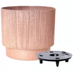 Ghiveci pentru flori Aleana 128027 Oslo cu insertie d12cm, caramel