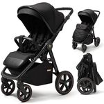 Сărucior pentru copii 4Baby Xplode Chrome Jet Black