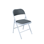 Раскладной стул М01 белый/серый