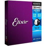 Аксессуар для музыкальных инструментов Elixir Polyweb 80/20 Bronze Light corzi