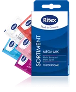 Prezervative - RITEX MEGA MIX Asortiment 5x2b, 10 buc