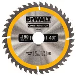 Диск отрезной DeWalt DT1945 panza circulara 190x30mm 40T