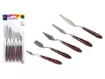 Set spatule de arta plastica Artist 5buc, maner din lemn