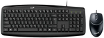 Комплект клавиатуры и мыши Genius Smart KM-200, проводной, черный