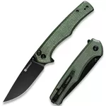 Нож походный Sencut S21012-3 Crowley, mâner Micarta verde, Button Lock