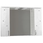 Зеркало для ванной Mashtab 1610 Cristal 1000x200x720 Alb