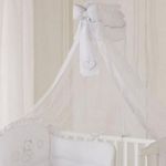 Pătuț Italbaby 800.0040 Круговой тюлевый полог с оборкой Love