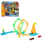Mașină Hot Wheels JMG49 Pistă Neon Speeders Buclă dublă