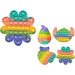 Jucărie Promstore 14093 Игрушка антистресс Pop It Фрукт, ракушка, цветок, Stitch