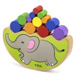 Joc educativ de masă Viga 50390 Balancing Game Elephant