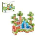 Set de construcție Essa CH1324 Set de construcție din cuburi magnetice, 106elem