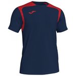 Одежда для спорта Joma T-Shirt Championship V Dark Navy-Red S/S (L) 101264.336