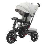 Bicicletă-cărucior Richi (64729) Tricicleta gri deschis pentru copii (JTR9500)