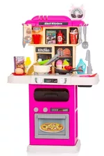 Игрушечная кухня и посуда Chipolino DIPK002417DK with light and sound and bowatering 75cm