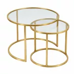 Журнальный столик Trendy Set masuta de cafea, Tokyo, Aur, 60x43x60cm