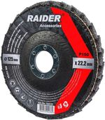 Disc de șlefuire Raider 164157 Disc abraziv nețesut BBL, gri, 125mm