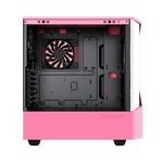 Case ATX GAMEMAX Contac COC, w/o PSU, 1x120 & 1x140mm ARGB fan, TG, 2xUSB 3.0, RGB HUB, Pink/Grey