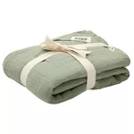 Accesoriu pentru înfășat BIBS 9402250 Paturica de muselina Swaddle Sage, 120x120cm