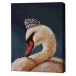 Tablou pe numere BrushMe DBS1203FC Mozaic cu diamante 40x50сm (fără cutie) Prințesa Lebădă, Lucia Heffernan