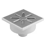 Душевой трап Aquer 15D50N-M gura de scurgere, dreapta, Ø50, 150x150mm, grila metalica, sur
