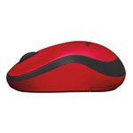 Wireless Mouse Logitech M220 Silent, Optical, 1000 dpi, 3 buttons, Ambidextrous, 1xAA, Red