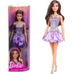 Кукла Barbie HYT92 Модница в фиолетовом платье