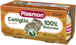 Пюре PLASMON крольчатина (6 мес), 2x80 г