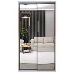 Шкаф Bayro Parma 1200x2250x600 серый камень, купе