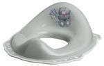 Детский горшок Bisk 07766 Reductor wc p/u copii cu cauciuc antiderapant, alb (desen ursulet)