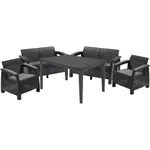 {'ro': 'Mobilier pentru grădină Keter Corfu Fiesta Set Graphite/Gray (223216)', 'ru': 'Садовая мебель Keter Corfu Fiesta Set Graphite/Gray (223216)'}