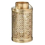 Свеча Promstore 11019 Sfesnic metalic Felinar 9x19cm, auriu