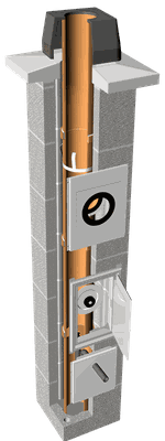 Дымоход керамический - TONA TEC LAS