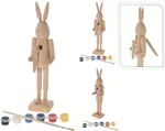 Набор для творчества Promstore 47759 Набор креативный Easter Кролик 18cm + краски, дерево