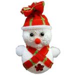 Новогодний декор Promstore 37376 Украшение елочное Снеговик 10cm