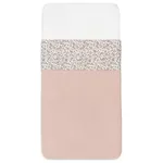 Lenjerie de pat pentru copii Jollein 008-524-67045 Cearsaf pentru patut Retro Flowers, 120x150 cm