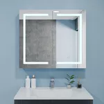 Oglindă baie Bayro Optima LED touch 800x700 белый