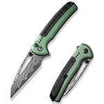 Нож походный Civivi C22025B-DS1 Sentinel Strike, mâner aluminiu verde, Button Lock