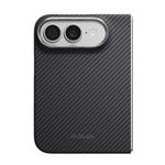 Husă pentru smartphone Pitaka Edge iPhone 18 Fold (Protectie spate) (Black Grey), KI1801F