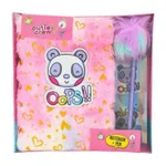 Набор для творчества miscellaneous CC60346 Cutie Crew, agenda cu pix puf