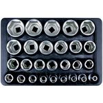 Set de tubulare, bite, duze King Tony 9-4557MR Set de chei tubulare de 1/2