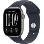 Смарт часы Apple Watch Series 12 GPS 42mm Space Grey Aluminium Case with Navy Blue Sport Band M/L MJE94