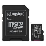 Card de memorie flash Kingston SDCS3/256GB + SD adpter