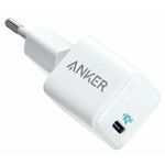 Încărcător cu fir Anker PowerPort III Nano 20W USB-C, PowerIQ 3.0, white