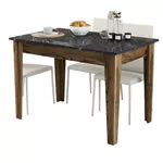 Стол Trendy Kiev 509-Nuc, Negru 110x75x72cm