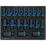 Set de tubulare, bite, duze King Tony 4419MP набор 1/2