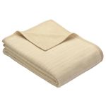 Textile de casă Ibena 0938/100 Jacquard Wohnmantel Fano White