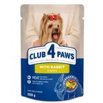 Hrană pentru animale de companie CLUB 4 PAWS 24392447 Plic caini in sos iepure 24x100g