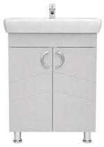 Dulap pentru lavoar Mashtab 12132 Alpin (ML) cu 2 uși 650x420x850 Bej mat