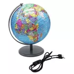 Glob New World Glob cu harta politica a lumii, d=20 cm cu iluminare, albastru (Gl.20.PVC_USB_bl)