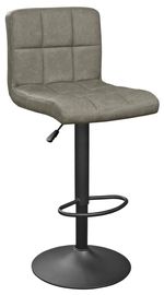 Барный стул Deco SB-044 Dark Grey Pu+Black Leg
